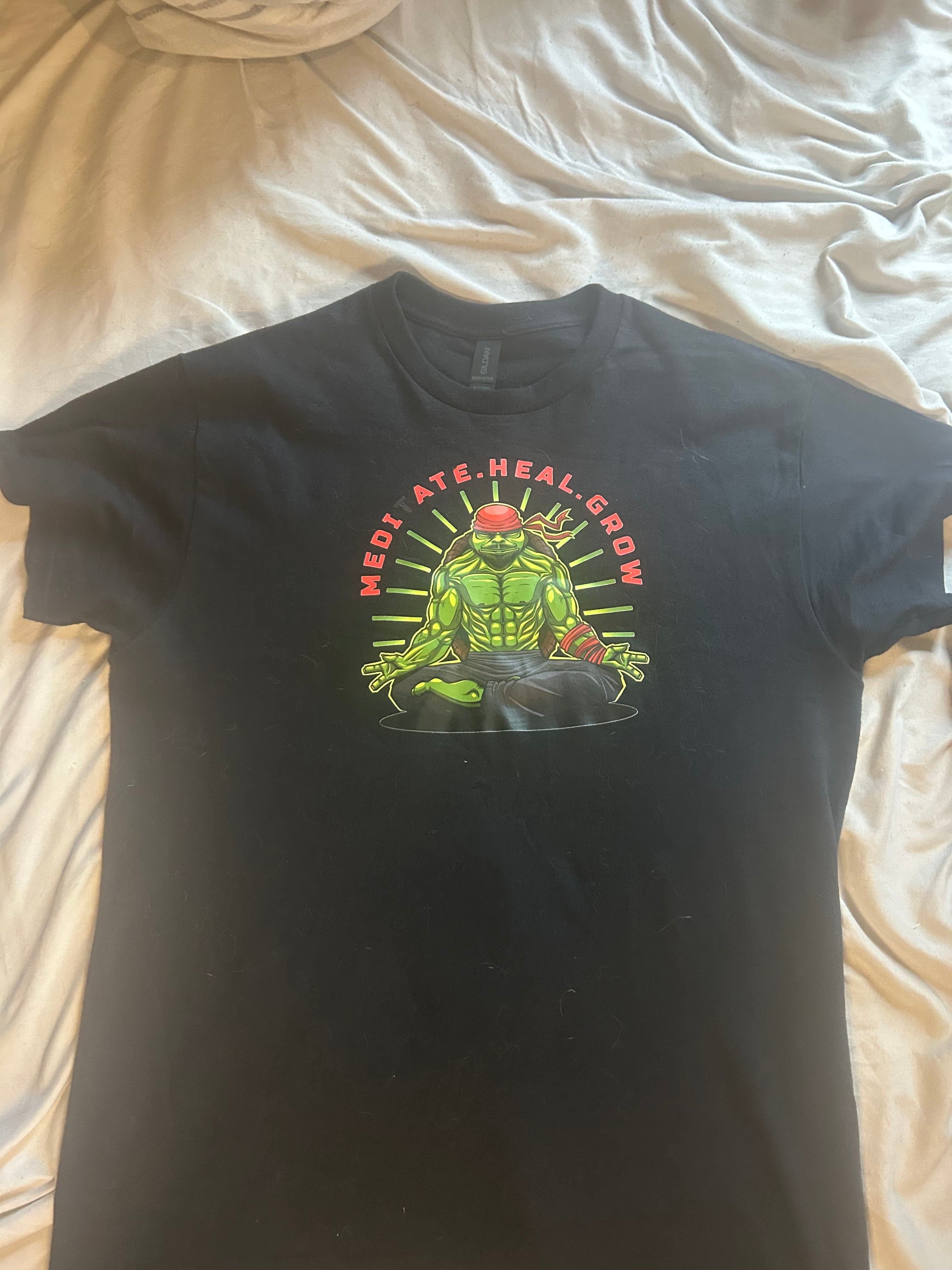 Turtle Warrior T-Shirt – Men’s Workout & Streetwear Graphic Tee
