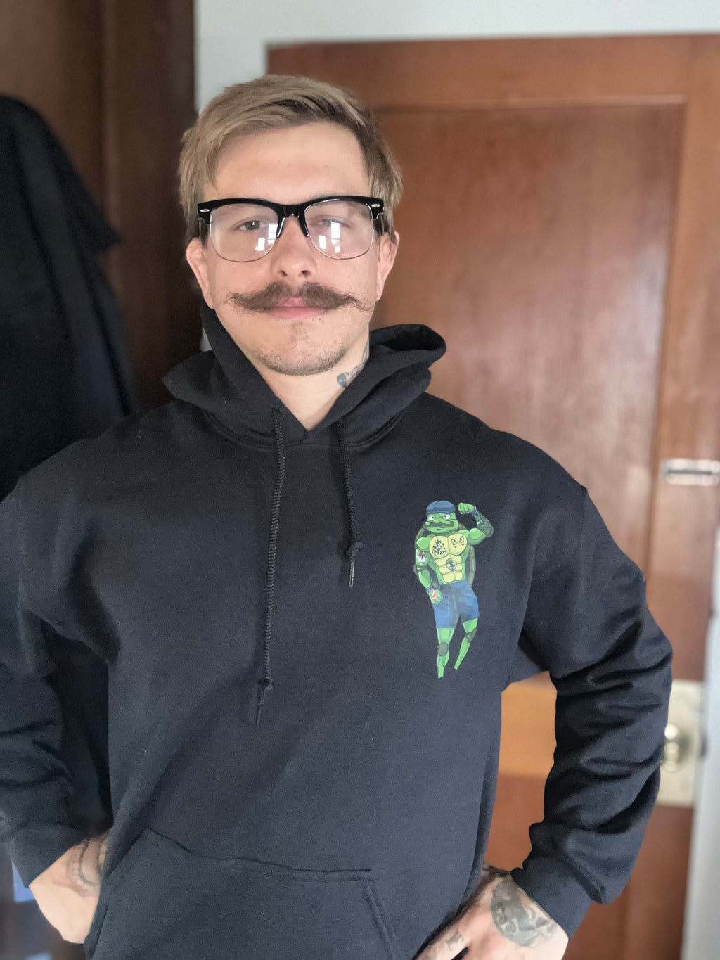 Turtle warrior hoodie