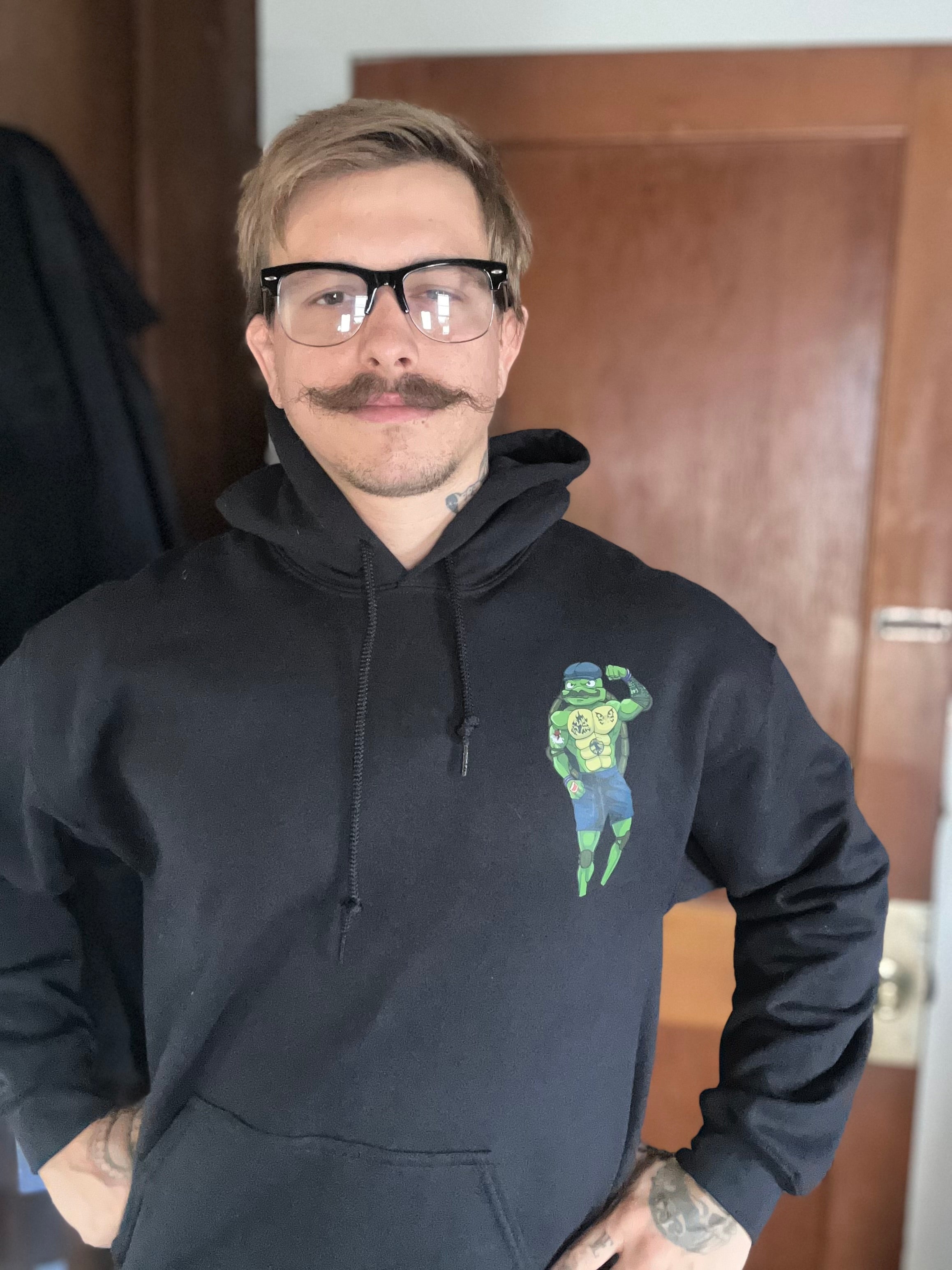 Turtle warrior hoodie