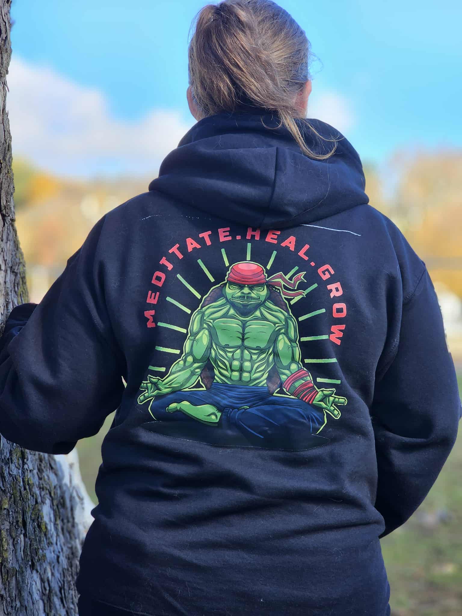 Turtle warrior hoodie